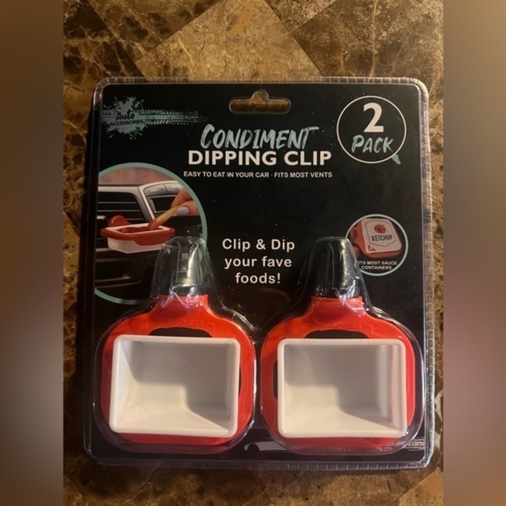 Condiment Dipping Cups For Car Air Vent